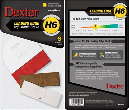 N/A Dexter Accessories H6 LEADING EDGE HEEL - SMALL